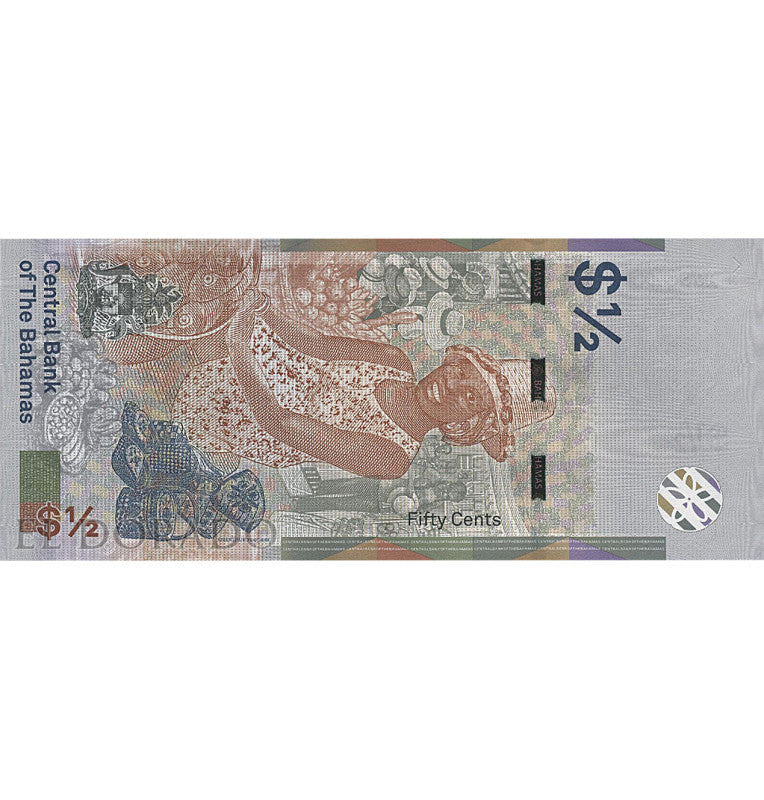 Bahamas 1/2 Dólar 2019 Pick New